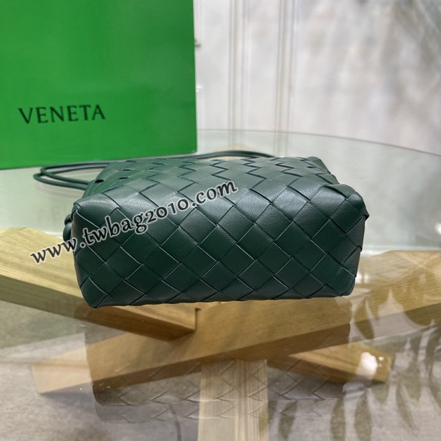 Bottega veneta高端女包 98090 寶緹嘉新款編織小方包 BV經典款編織小號肩背女包  gxz1315